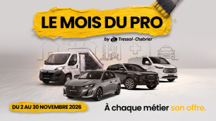 Le Mois du Pro chez Tressol-Chabrier : à chaque métier, son offre.