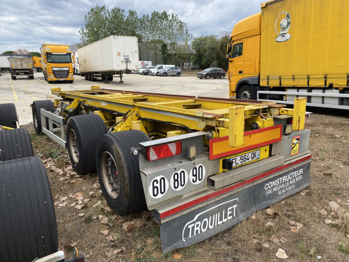 TROUILLET Euro Star Nouveau REMORQUE 3 ESSIEUX POLYBENNE BENNANTE