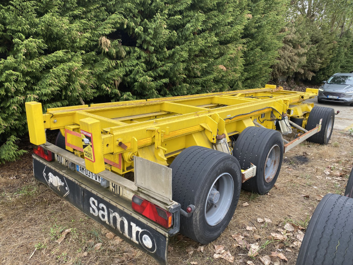 TROUILLET Euro Cargo REMORQUE SAMRO POLYBENNE BENNANTE 3 ESSIEUX