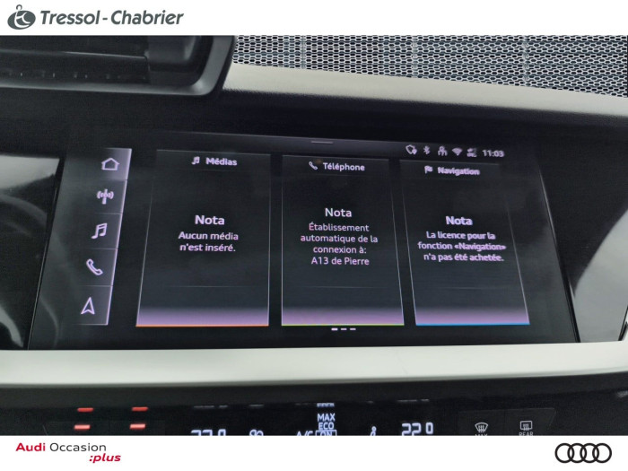 Audi A3 BERLINE Nouvelle TFSI Mild Hybrid 150 S tronic 7 Design