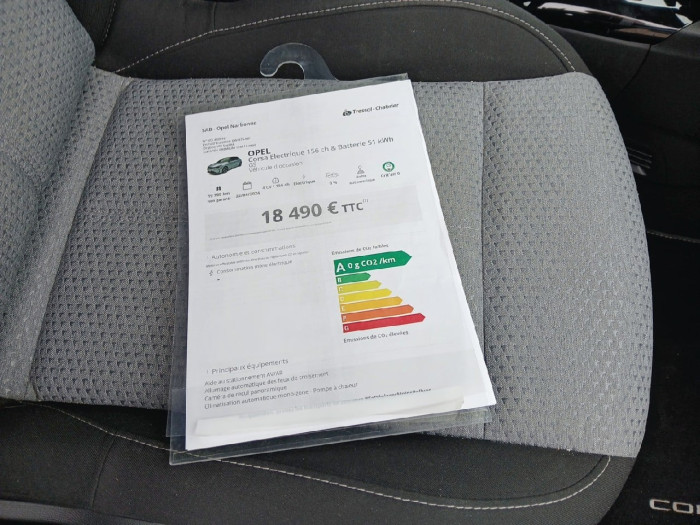 Opel CORSA ELECTRIQUE 156 ch & Batterie 51 kWh GS