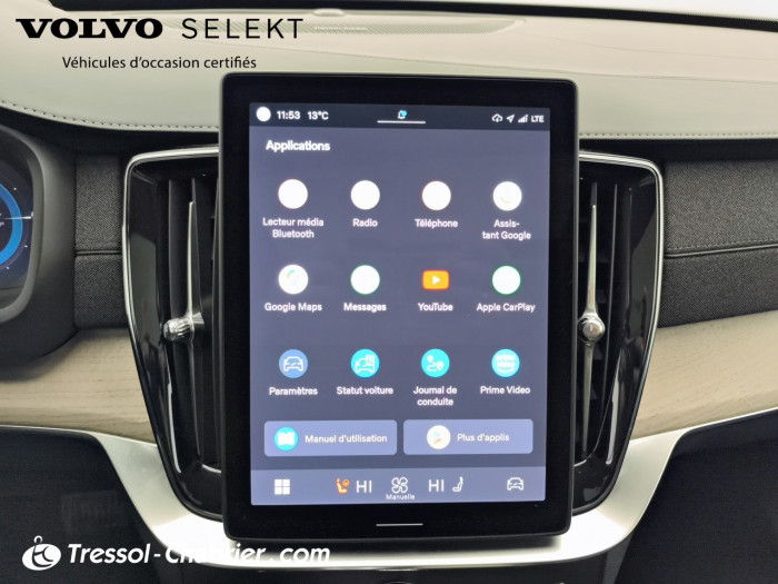 Volvo XC90 T8 AWD Hybride Rechargeable 455 ch Geartronic 8 7pl Ultra Style Chrome