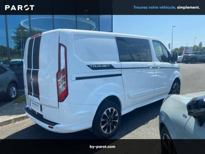Ford TRANSIT CUSTOM CABINE APPROFONDIE Nouveau CA 320 L1H1 2.0 ECOBLUE 170 CH BVA8 SPORT