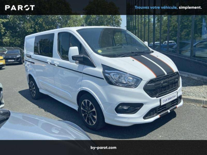 Ford TRANSIT CUSTOM CABINE APPROFONDIE Nouveau CA 320 L1H1 2.0 ECOBLUE 170 CH BVA8 SPORT