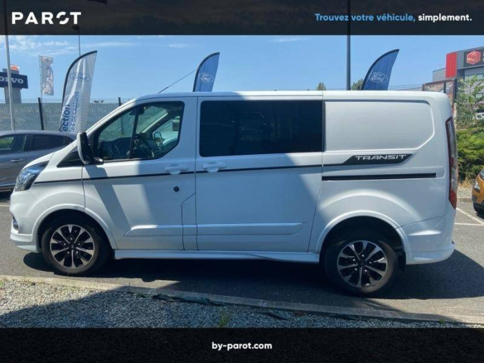Ford TRANSIT CUSTOM CABINE APPROFONDIE Nouveau CA 320 L1H1 2.0 ECOBLUE 170 CH BVA8 SPORT