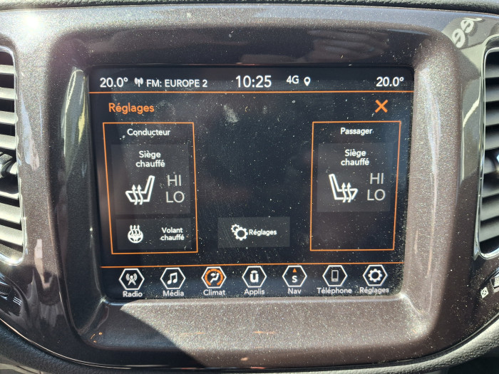 Jeep COMPASS MY20 1.3 GSE T4 240 ch PHEV AT6 4xe eAWD Trailhawk