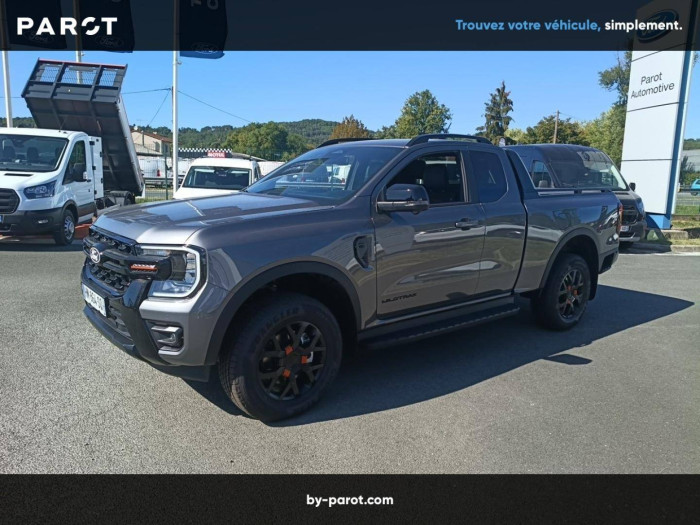 Ford RANGER SUPER CABINE Nouveau 3.0 ECOBLUE V6 240 CH S&S BVA10 e-4WD WILDTRAK