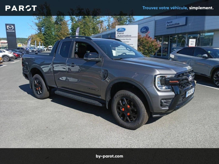 Ford RANGER SUPER CABINE Nouveau 3.0 ECOBLUE V6 240 CH S&S BVA10 e-4WD WILDTRAK