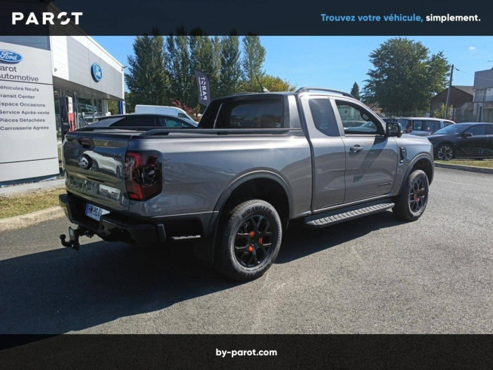 Ford RANGER SUPER CABINE Nouveau 3.0 ECOBLUE V6 240 CH S&S BVA10 e-4WD WILDTRAK