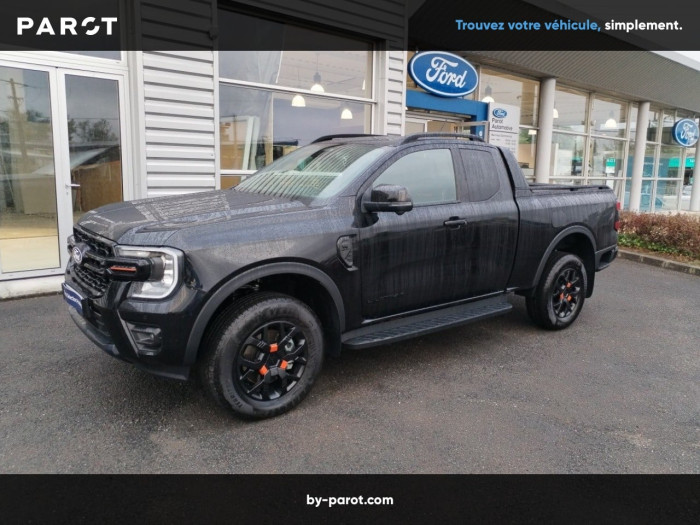 Ford RANGER SUPER CABINE Nouveau 3.0 ECOBLUE V6 240 CH S&S BVA10 e-4WD WILDTRAK