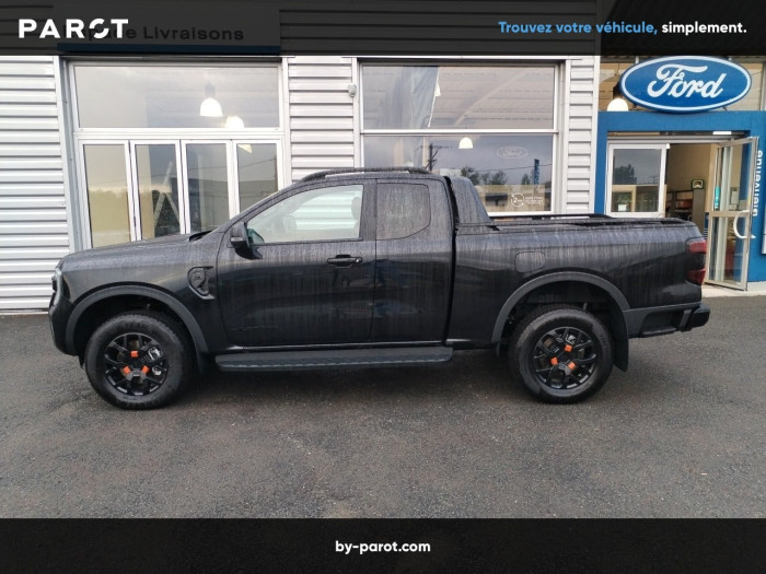 Ford RANGER SUPER CABINE Nouveau 3.0 ECOBLUE V6 240 CH S&S BVA10 e-4WD WILDTRAK