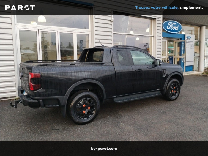 Ford RANGER SUPER CABINE Nouveau 3.0 ECOBLUE V6 240 CH S&S BVA10 e-4WD WILDTRAK