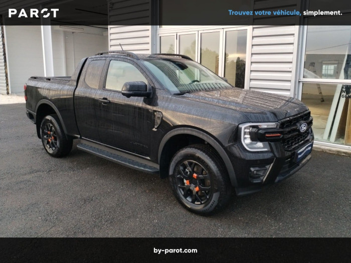 Ford RANGER SUPER CABINE Nouveau 3.0 ECOBLUE V6 240 CH S&S BVA10 e-4WD WILDTRAK