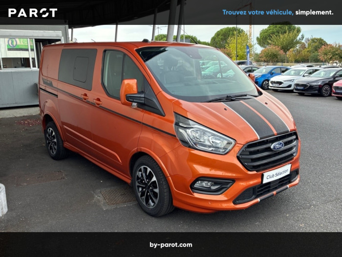 Ford TRANSIT CUSTOM CABINE APPROFONDIE CA 320 L1H1 2.0 ECOBLUE 170 BVA SPORT