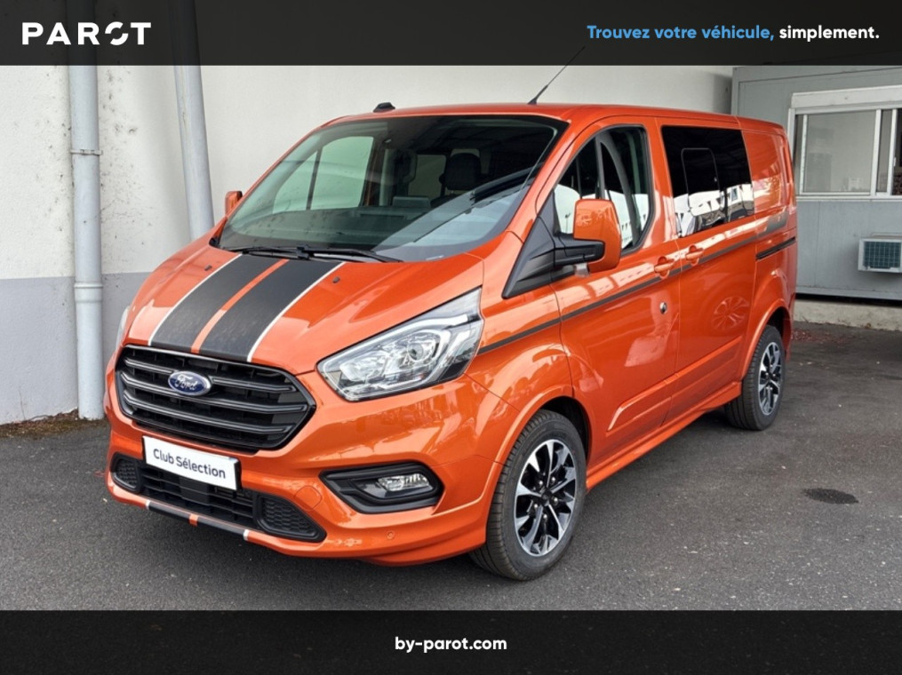 Ford TRANSIT CUSTOM CABINE APPROFONDIE CA 320 L1H1 2.0 ECOBLUE 170 BVA SPORT