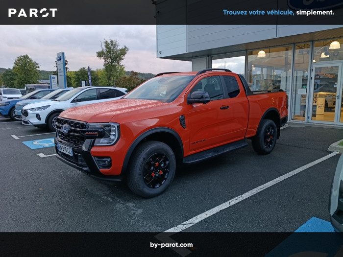 Ford RANGER SUPER CABINE Nouveau 3.0 ECOBLUE V6 240 CH S&S BVA10 e-4WD WILDTRAK