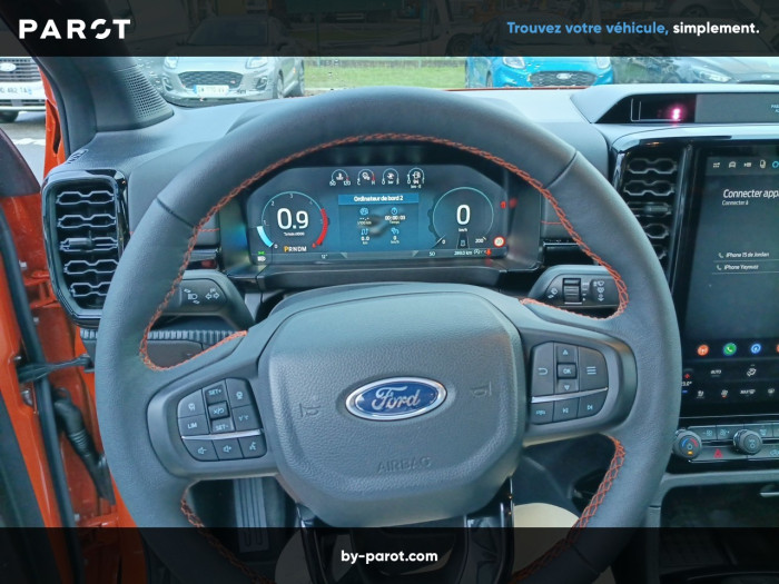 Ford RANGER SUPER CABINE Nouveau 3.0 ECOBLUE V6 240 CH S&S BVA10 e-4WD WILDTRAK