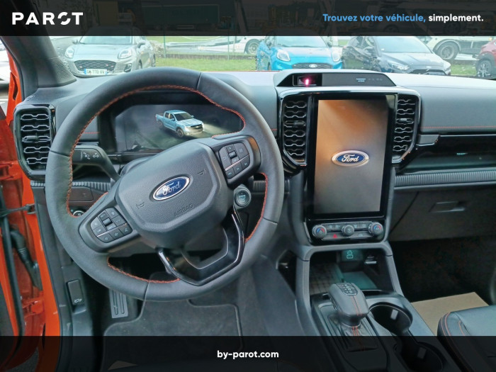 Ford RANGER SUPER CABINE Nouveau 3.0 ECOBLUE V6 240 CH S&S BVA10 e-4WD WILDTRAK