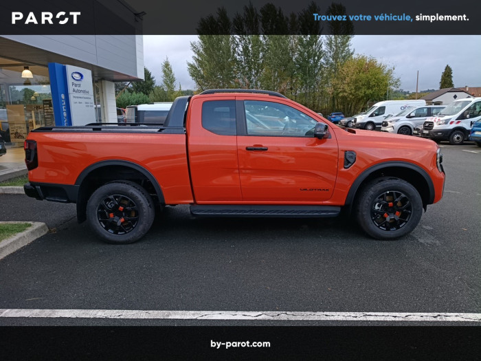 Ford RANGER SUPER CABINE Nouveau 3.0 ECOBLUE V6 240 CH S&S BVA10 e-4WD WILDTRAK