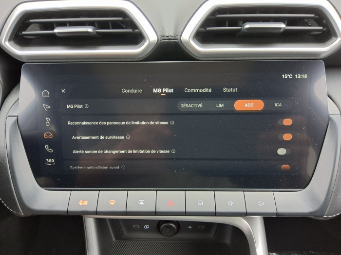 MG ZS Nouveau 1.5 L Hybrid+ 197 ch Luxury